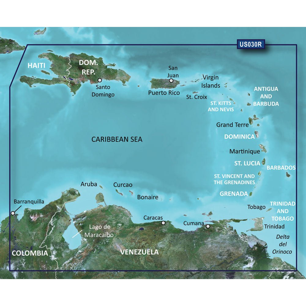 Garmin BlueChart g3 HD - HXUS030R - Southeast Caribbean - microSD/SD [010 - C0731 - 20]