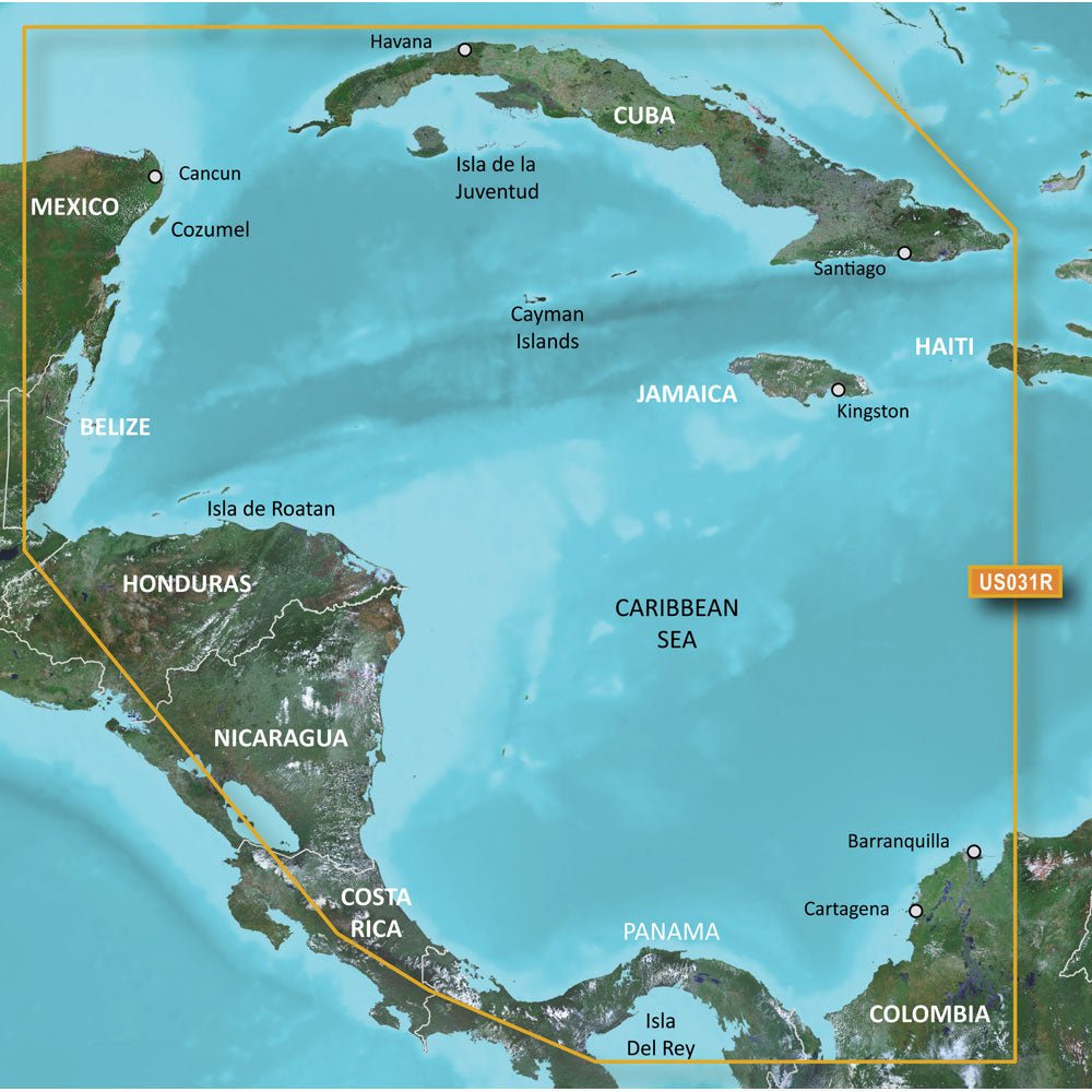 Garmin BlueChart g3 HD - HXUS031R - Southwest Caribbean - microSD/SD [010 - C0732 - 20]