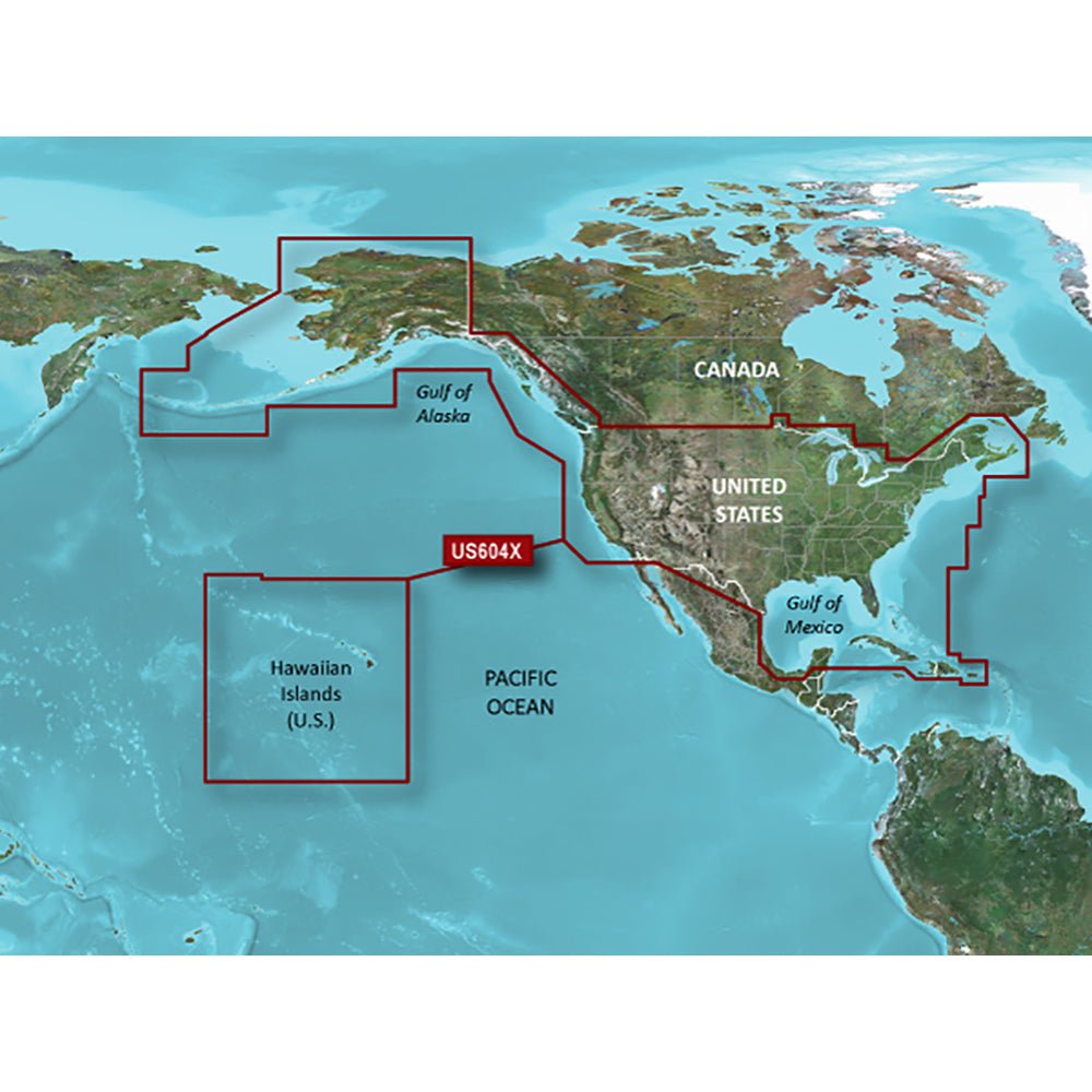 Garmin BlueChart g3 HD - HXUS604x - US All Canadian West - microSD/SD [010 - C1018 - 20]