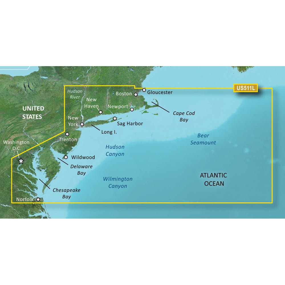 Garmin BlueChart g3 Vision HD - VUS511L - Boston - Norfolk - microSD/SD [010 - C0740 - 00]