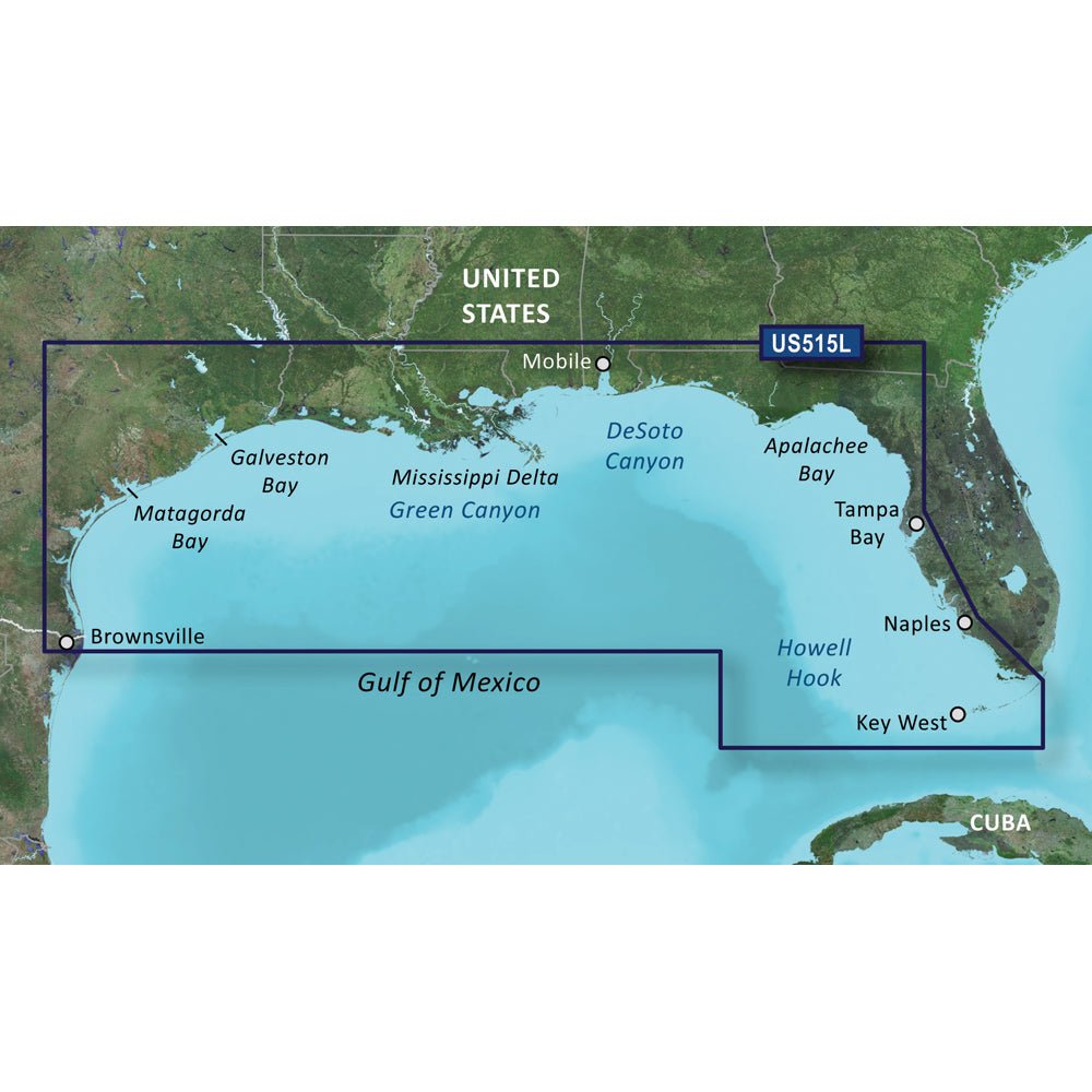 Garmin BlueChart g3 Vision HD - VUS515L - Brownsville - Key Largo - microSD/SD [010 - C0744 - 00]