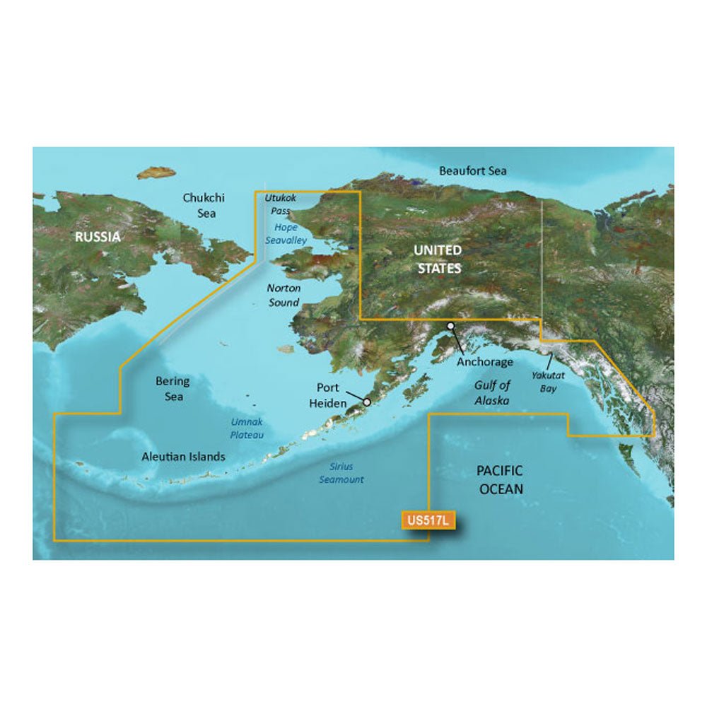 Garmin BlueChart g3 Vision HD - VUS517L - Alaska South - microSD/SD [010 - C0887 - 00]