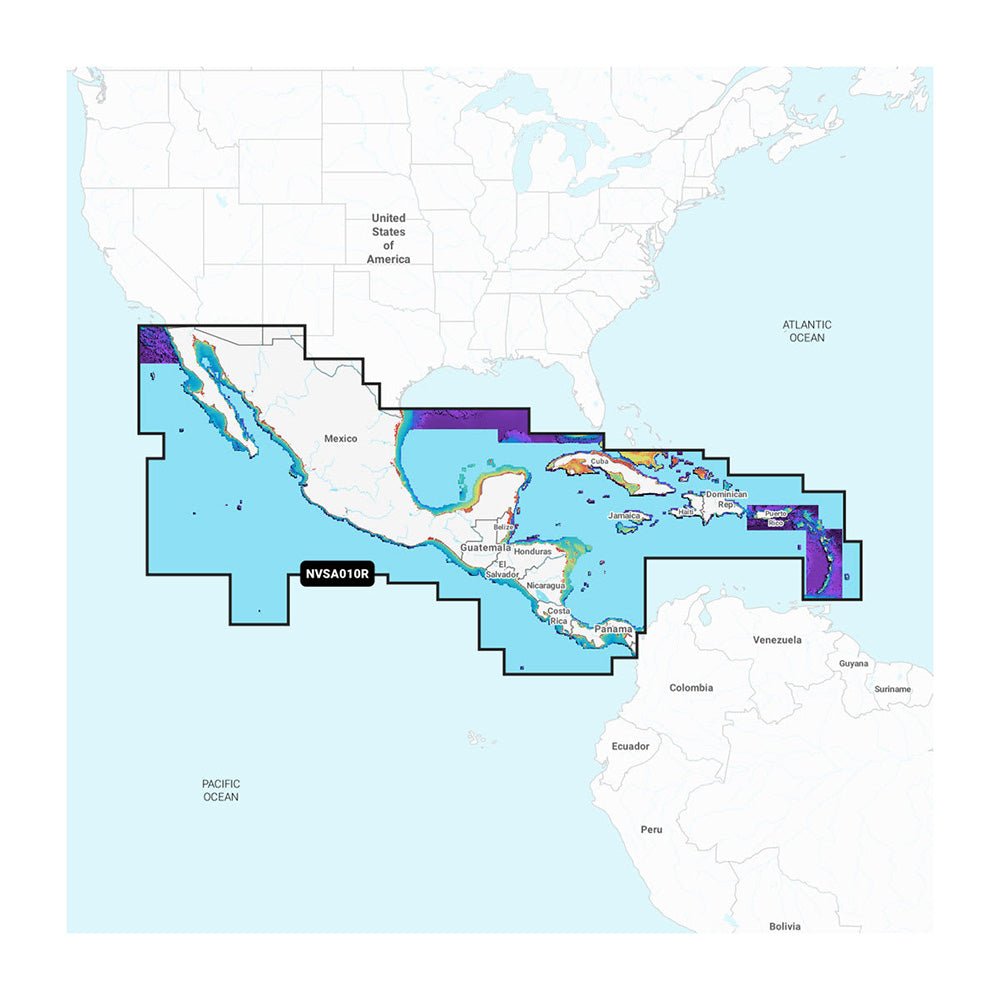 Garmin Navionics Vision+ NVSA010R Central America Caribbean [010 - C1451 - 00]