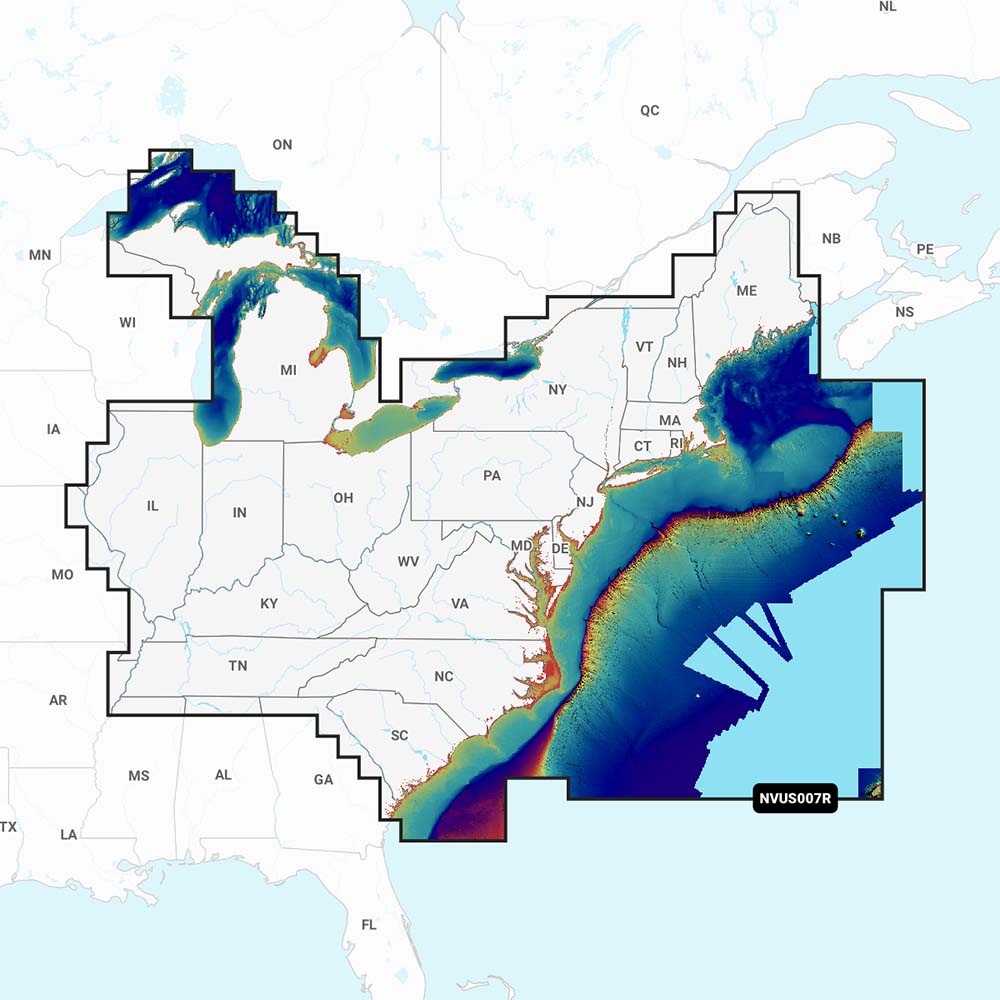 Garmin Navionics Vision+ NVUS007R U.S. East [010 - C1291 - 00]