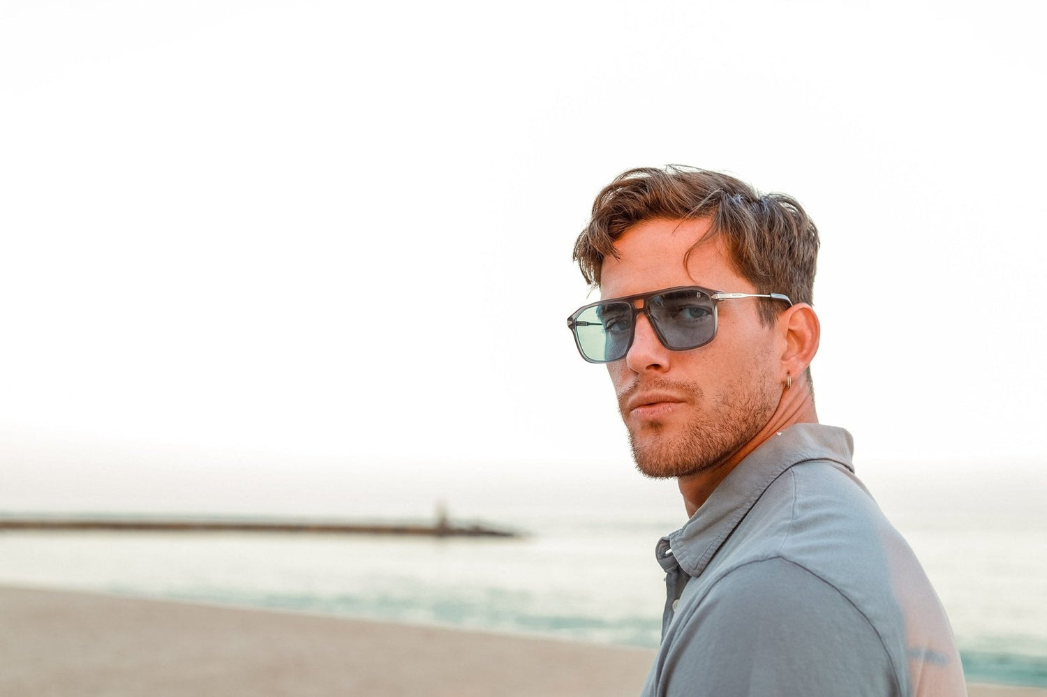 Grand Bay Gray Sunglasses