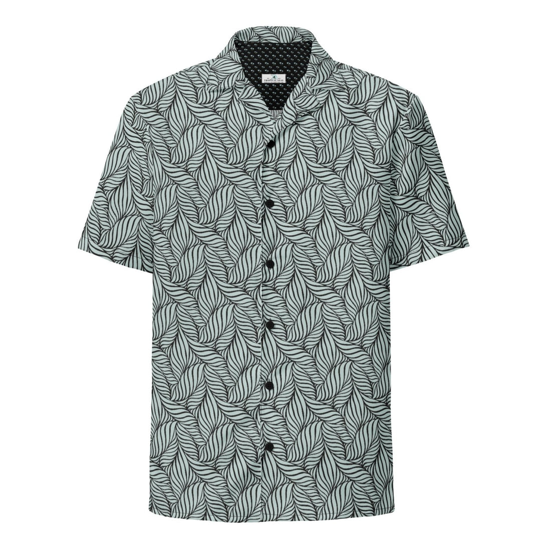 Grey Palm Button Shirt