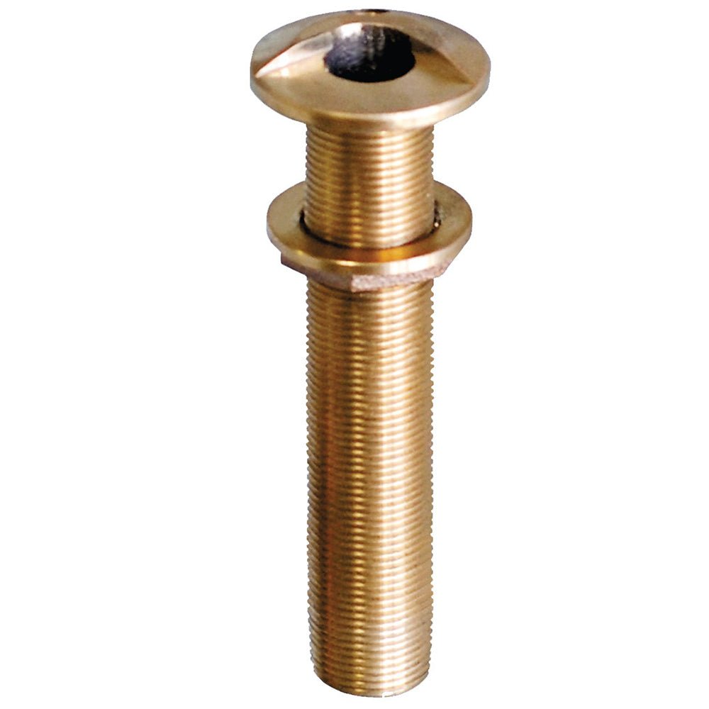 GROCO 3/4&quot; Bronze Extra Long High Speed Thru - Hull Fitting w/Nut [HSTHXL - 750 - W]