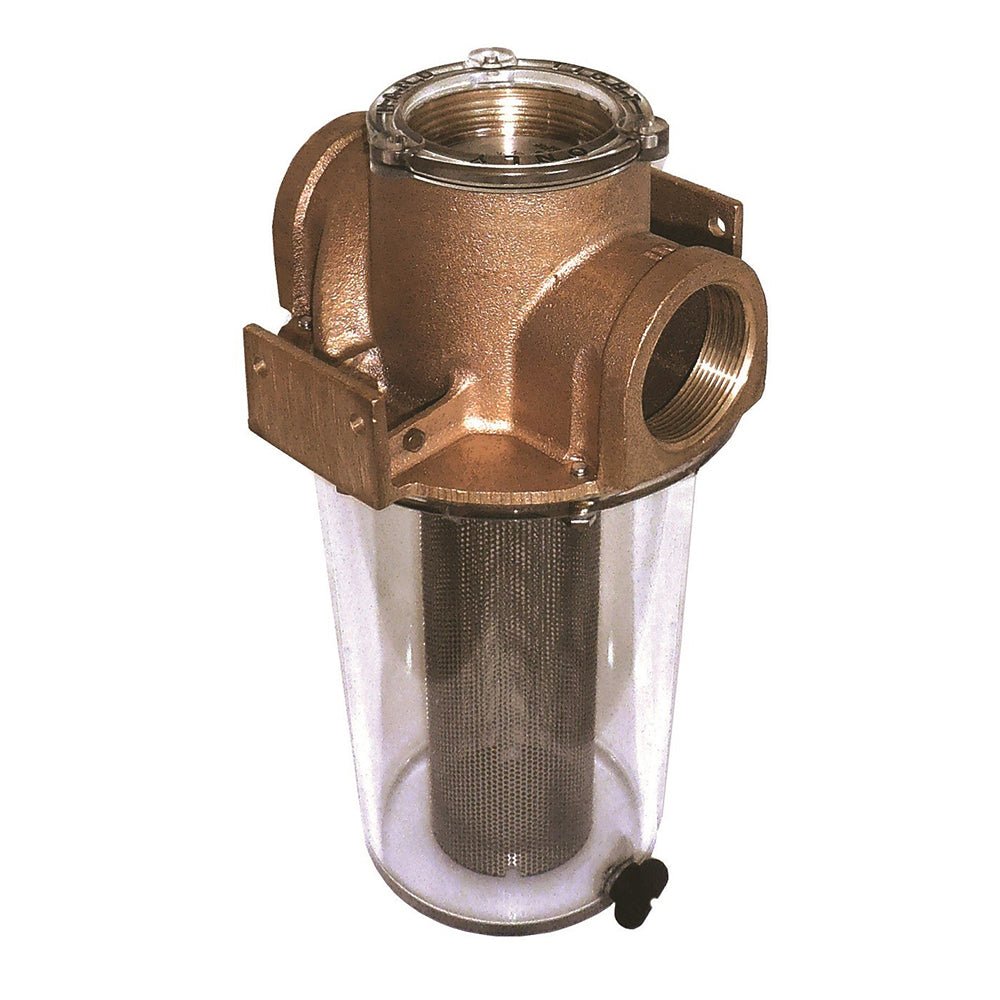 GROCO ARG - 500 Series 1/2" Raw Water Strainer w/Stainless Steel Basket [ARG - 500 - S]