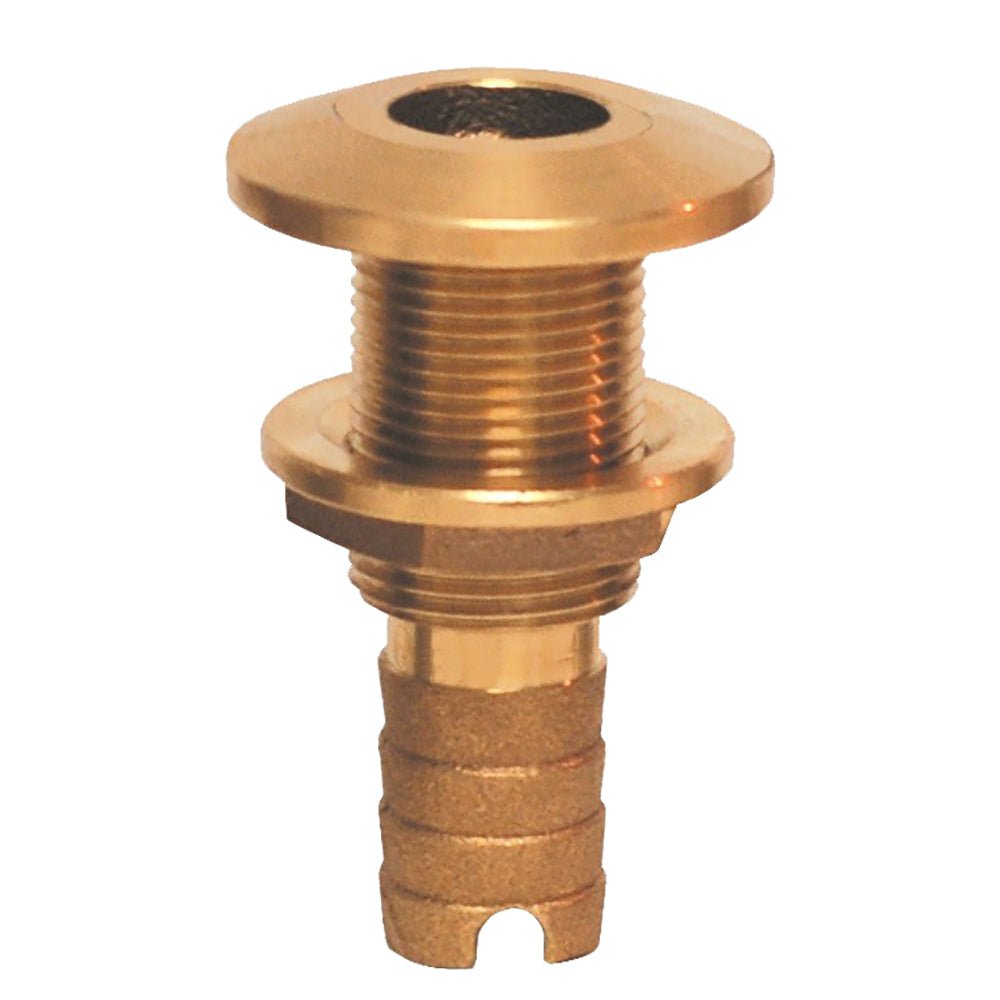 GROCO Bronze Hose Barb Thru - Hull Fitting - 1 - 1/2&quot; [HTH - 1500]