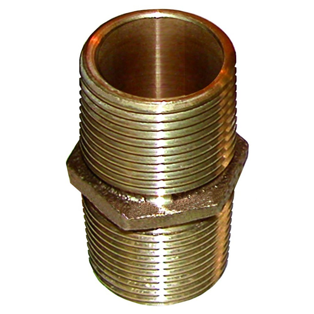 GROCO Bronze Pipe Nipple - 2 - 1/2&quot; NPT [PN - 2500]