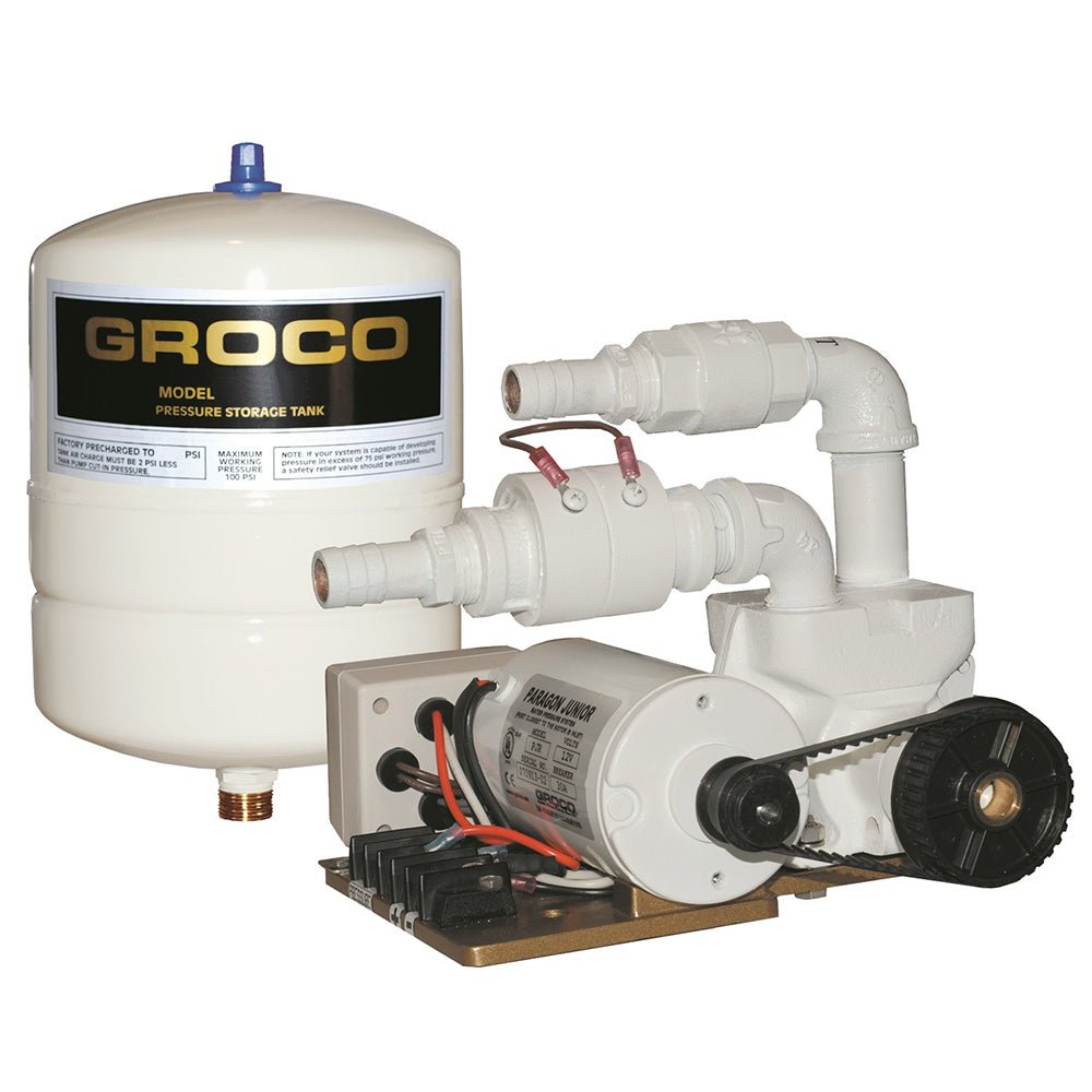 GROCO Paragon Junior 12v Water Pressure System - 1 Gal Tank - 7 GPM [PJR - A 12V]