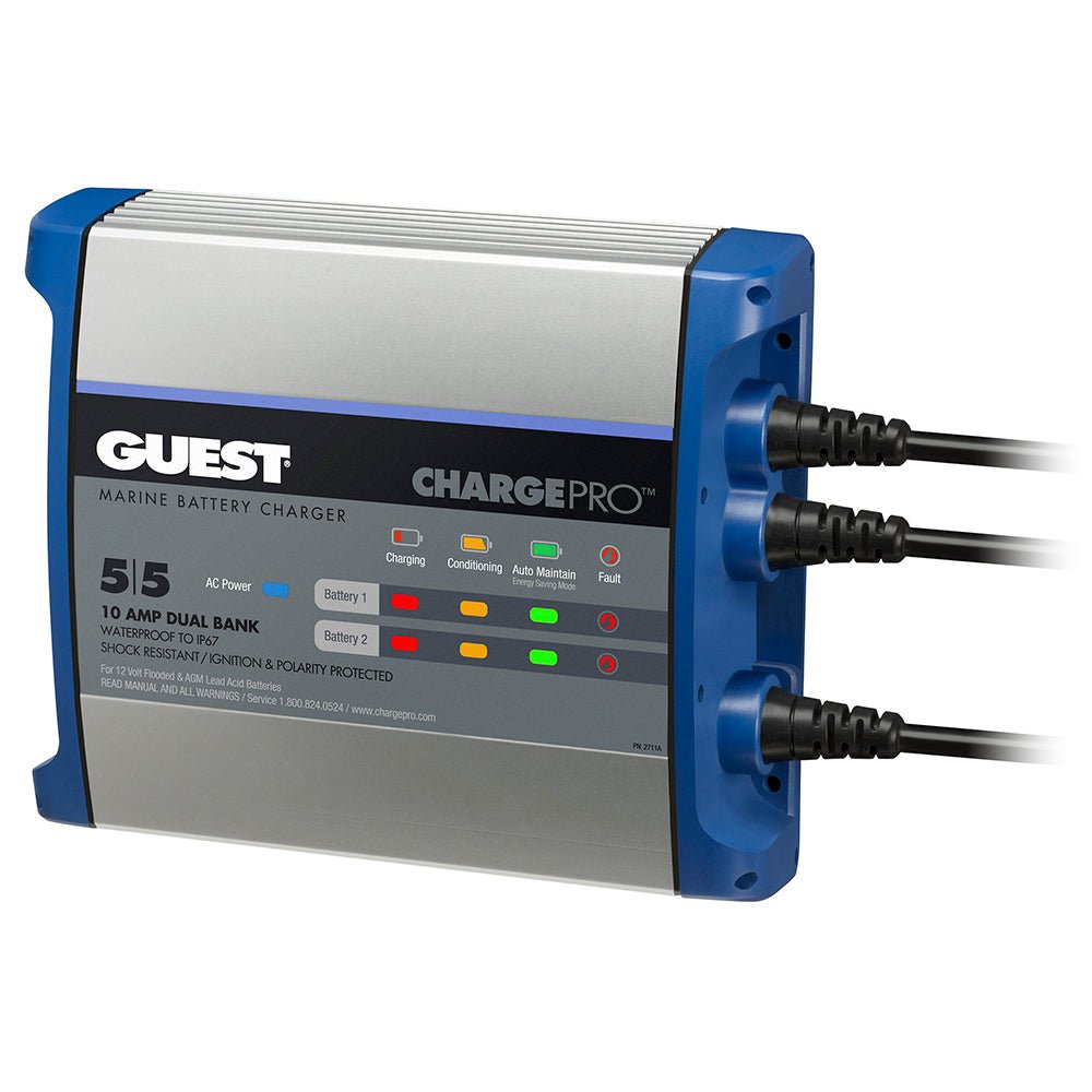 Guest On - Board Battery Charger 10A / 12V - 2 Bank - 120V Input [2711A]