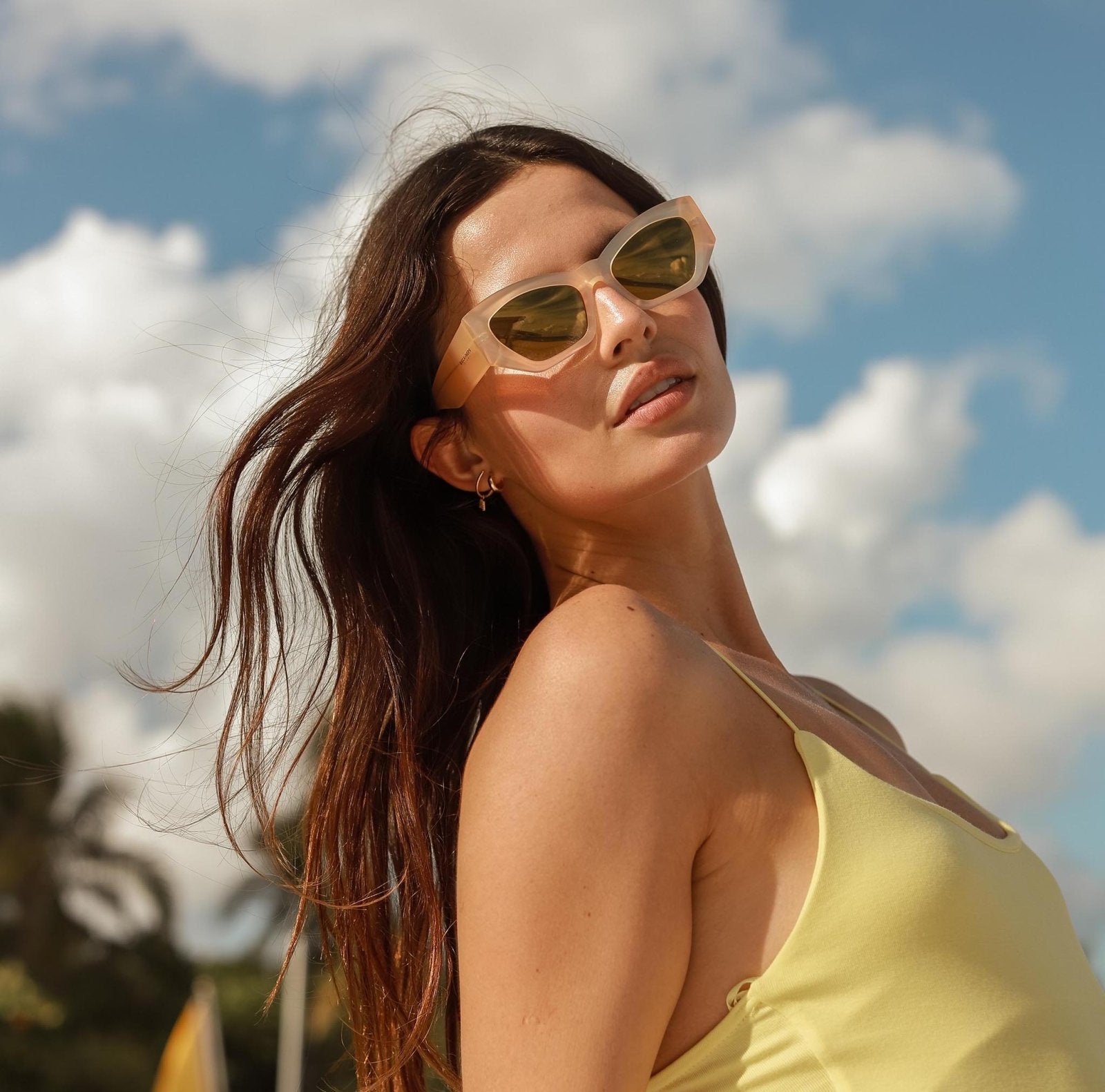 Hampton Yellow Sunglasses