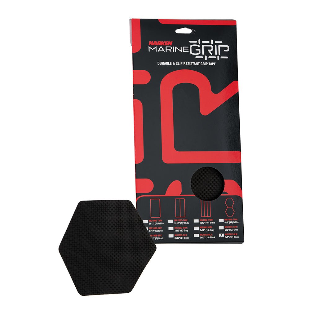 Harken Marine Grip Tape - Honeycomb - Black - 12 Pieces [MG10HC - BLK]