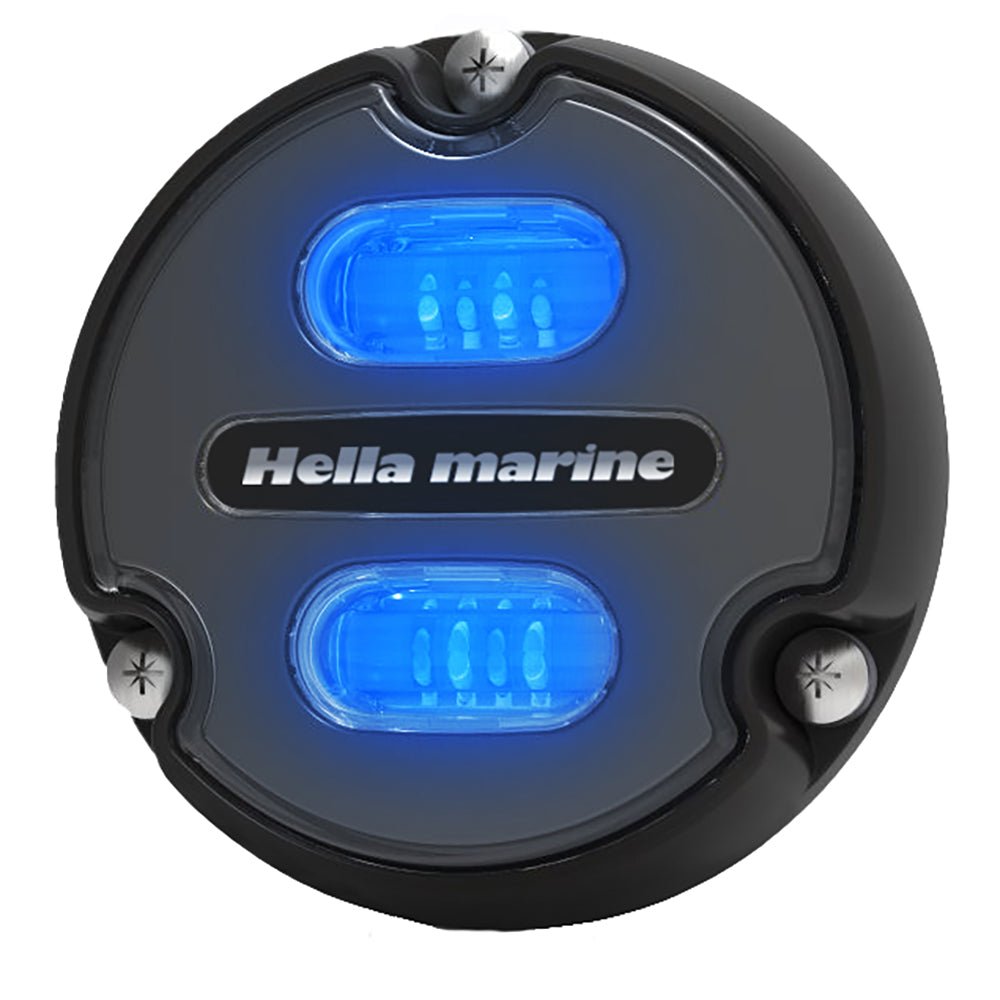 Hella Marine Apelo A1 Blue White Underwater Light - 1800 Lumens - Black Housing - Charcoal Lens [016145 - 001]