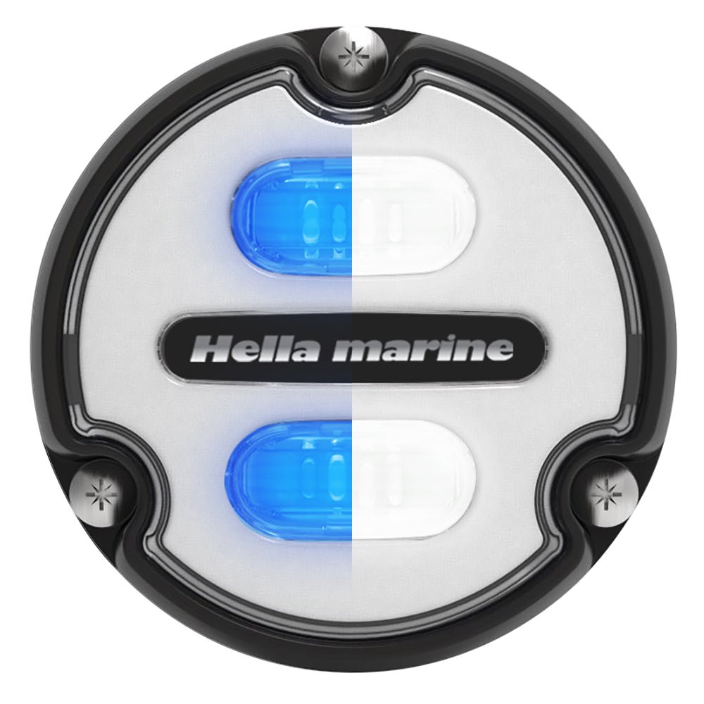 Hella Marine Apelo A1 Blue White Underwater Light - 1800 Lumens - Black Housing - White Lens [016145 - 011]