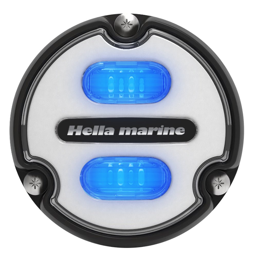 Hella Marine Apelo A1 Blue White Underwater Light - 1800 Lumens - Black Housing - White Lens [016145 - 011]