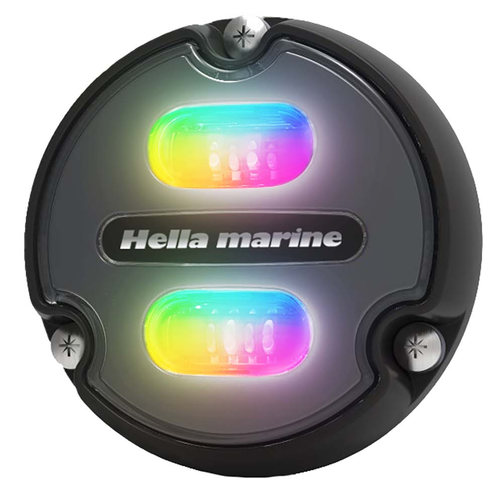 Hella Marine Apelo A1 RGB Underwater Light - 1800 Lumens - Black Housing - Charcoal Lens [016146 - 001]