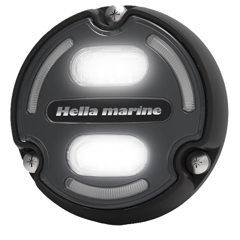 Hella Marine Apelo A2 Blue White Underwater Light - 3000 Lumens - Black Housing - Charcoal Lens w/Edge Light [016147 - 001]