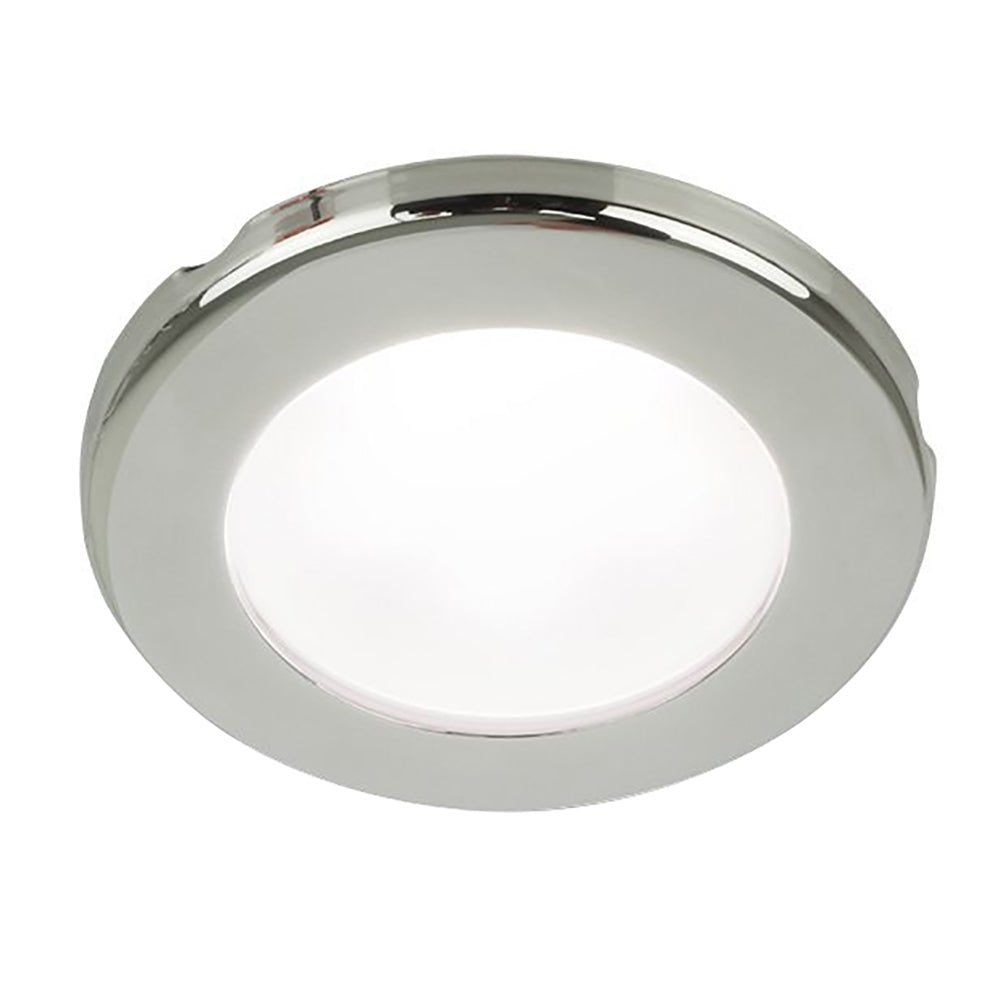 Hella Marine EuroLED 75 3&quot; Round Screw Mount Down Light - White LED - Stainless Steel Rim - 12V [958110021]