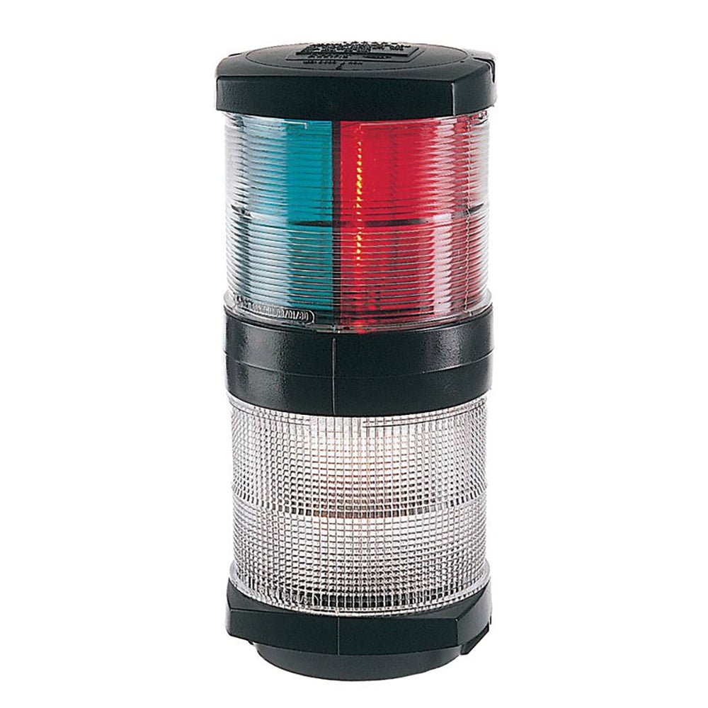 Hella Marine Tri - Color Navigation Light/Anchor Navigation Lamp - Incandescent - 2nm - Black Housing - 12V [002984601]