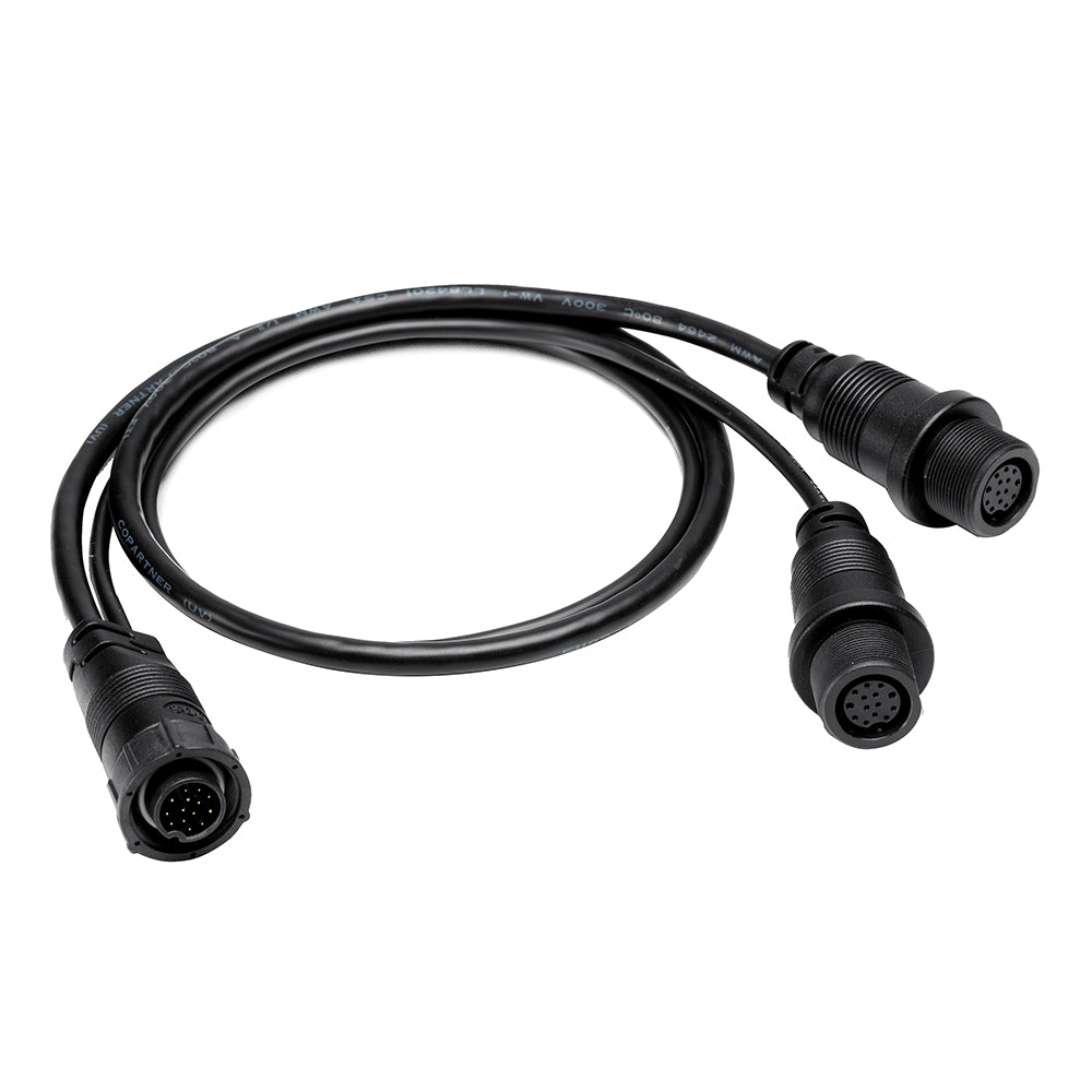 Humminbird 14 M SILR Y - SOLIX/APEX Side Imaging Left - Right Splitter Cable [720112 - 1]