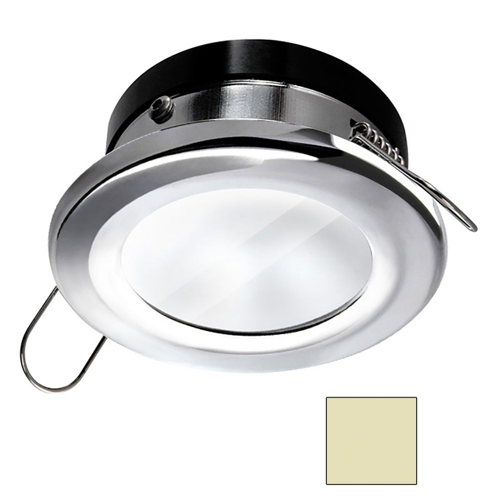 i2Systems Apeiron A1110Z 4.5W Spring Mount Light - Round - Warm White - Polished Chrome Finish [AP - 4W - 30K - PW11]