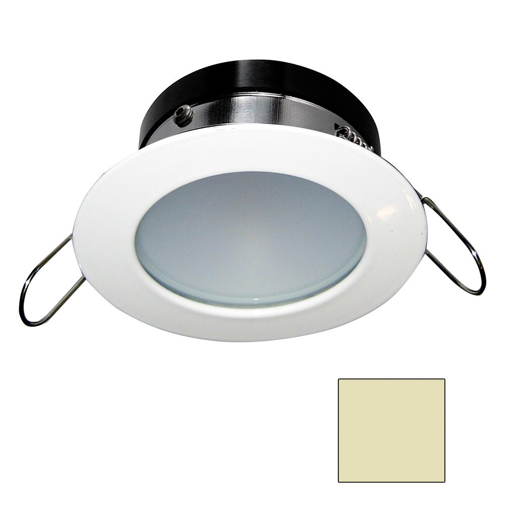 i2Systems Apeiron A1110Z - 4.5W Spring Mount Light - Round - Warm White - White Finish [A1110Z - 31CAB]