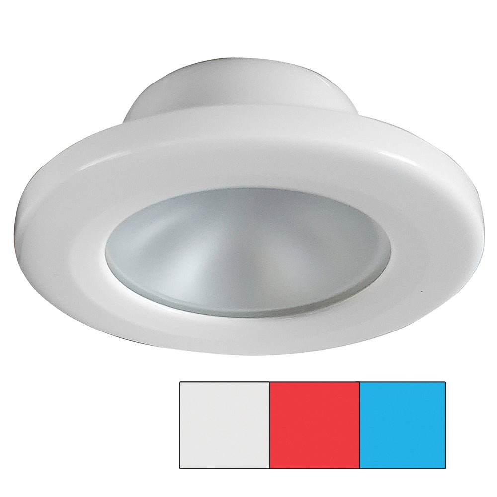 i2Systems Apeiron A3120 Screw Mount Light - Red, Cool White & Blue - White Finish [A3120Z - 31HAE]