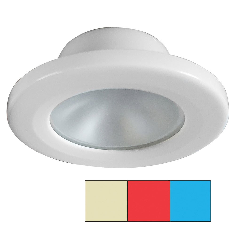 i2Systems Apeiron A3120 Screw Mount Light - Red, Warm White Blue - White Finish [A3120Z - 31HCE]