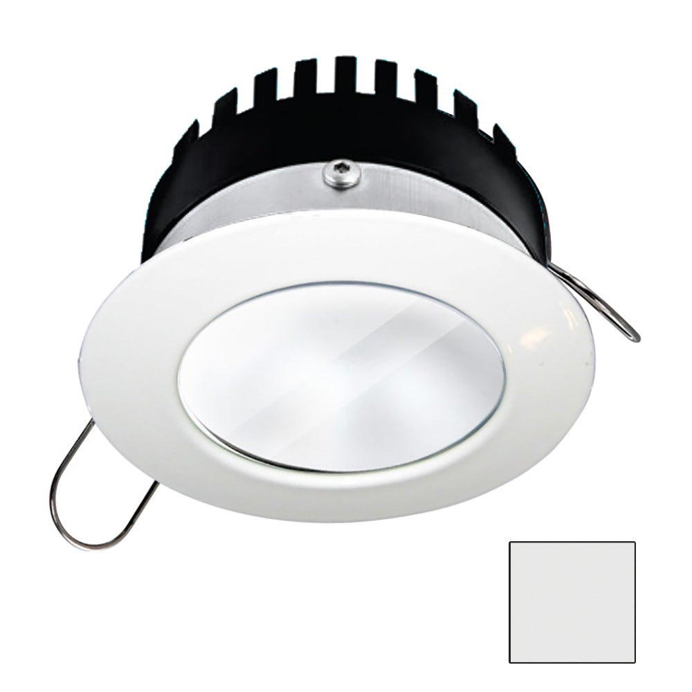 i2Systems Apeiron PRO A506 - 6W Spring Mount Light - Round - Cool White - White Finish [A506 - 31AAG]