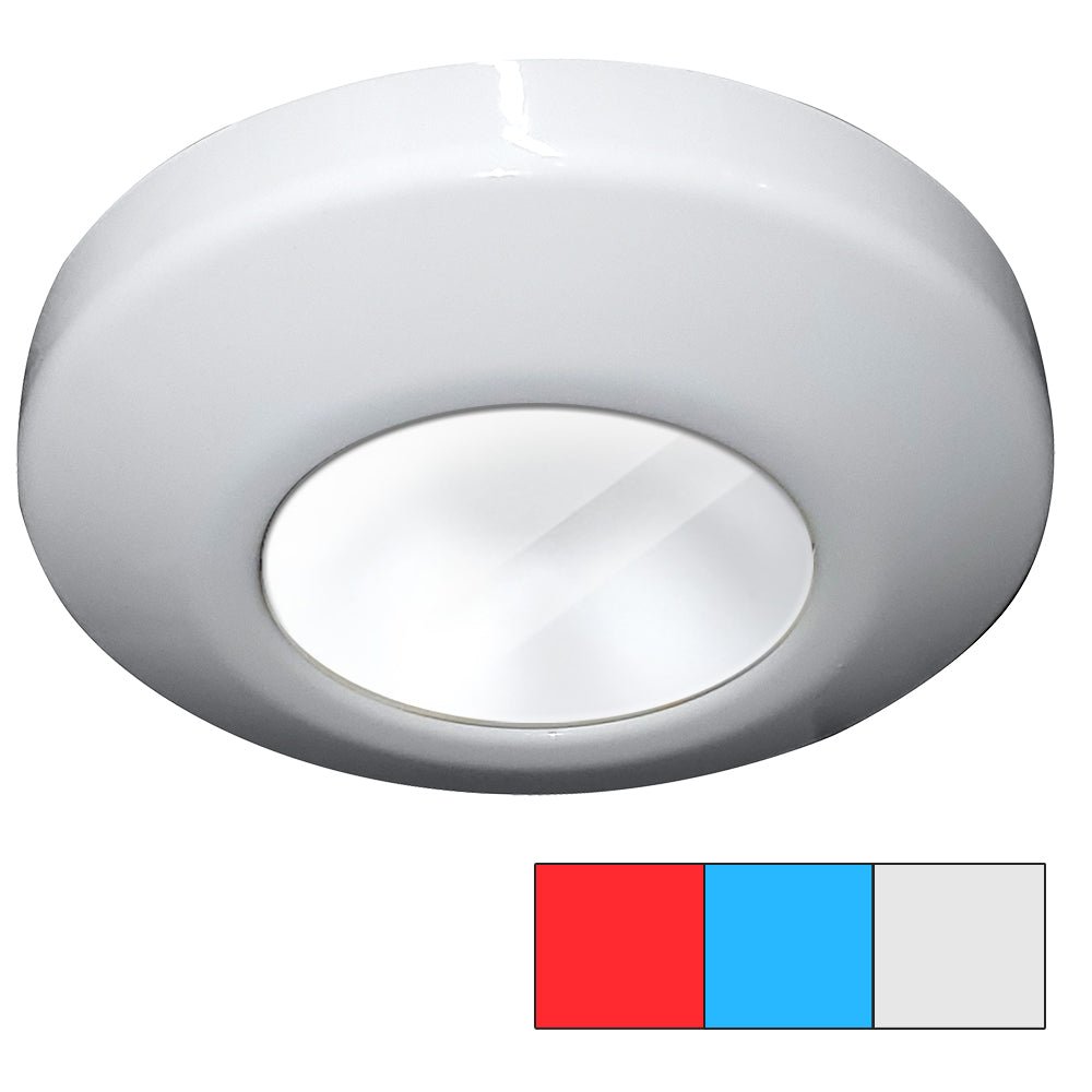 i2Systems Profile P1120 Tri - Light Surface Light - Red, Cool White Blue - White Finish [P1120Z - 31HAE]