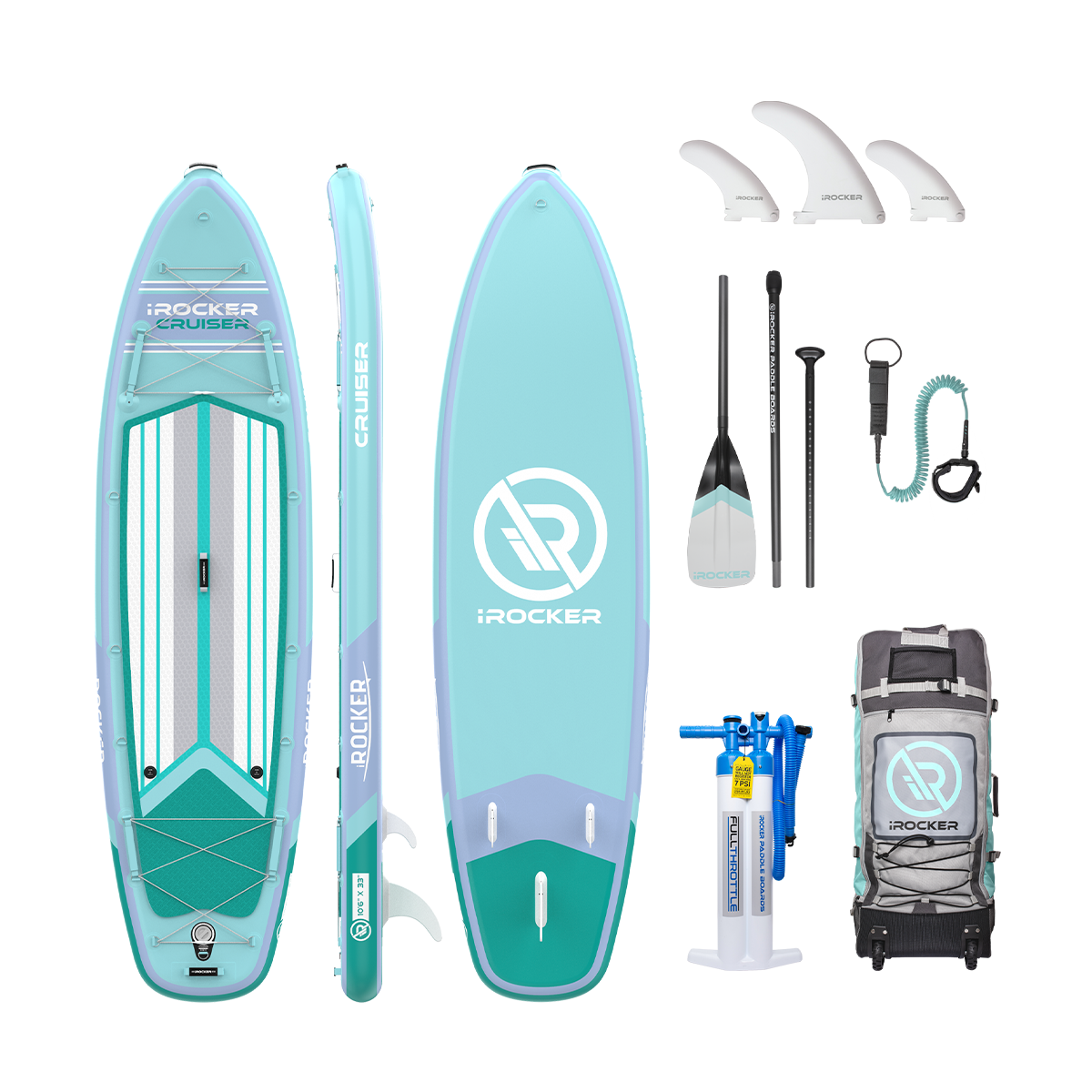 iROCKER CRUISER 10'6" Inflatable Paddle Board