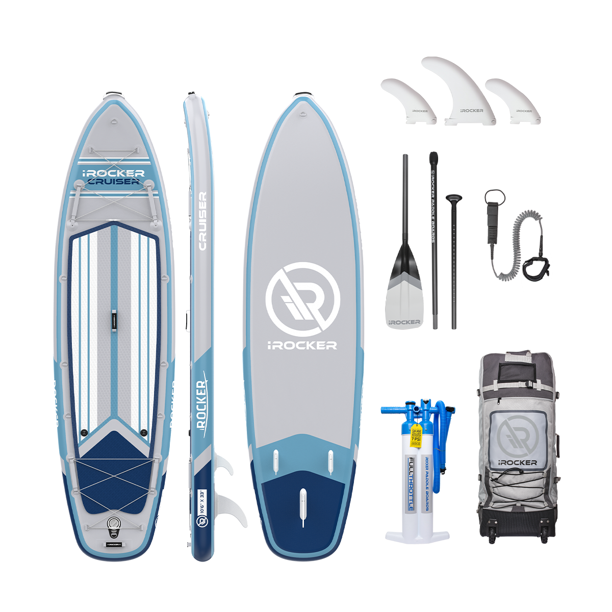 iROCKER CRUISER 10'6" Inflatable Paddle Board