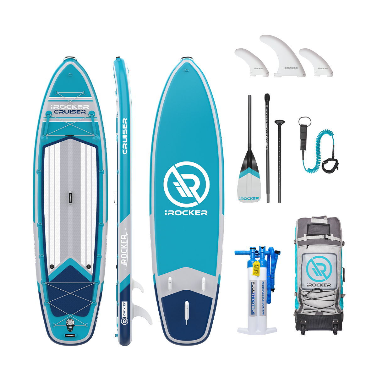 iROCKER CRUISER 10'6" Inflatable Paddle Board