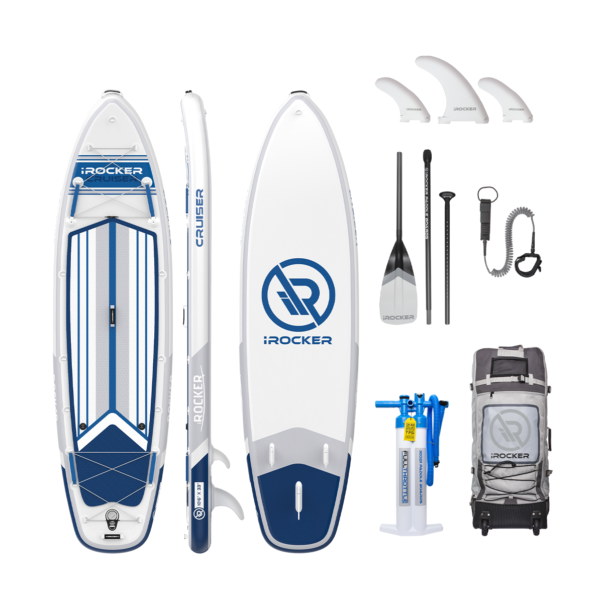 iROCKER CRUISER 10'6" Inflatable Paddle Board