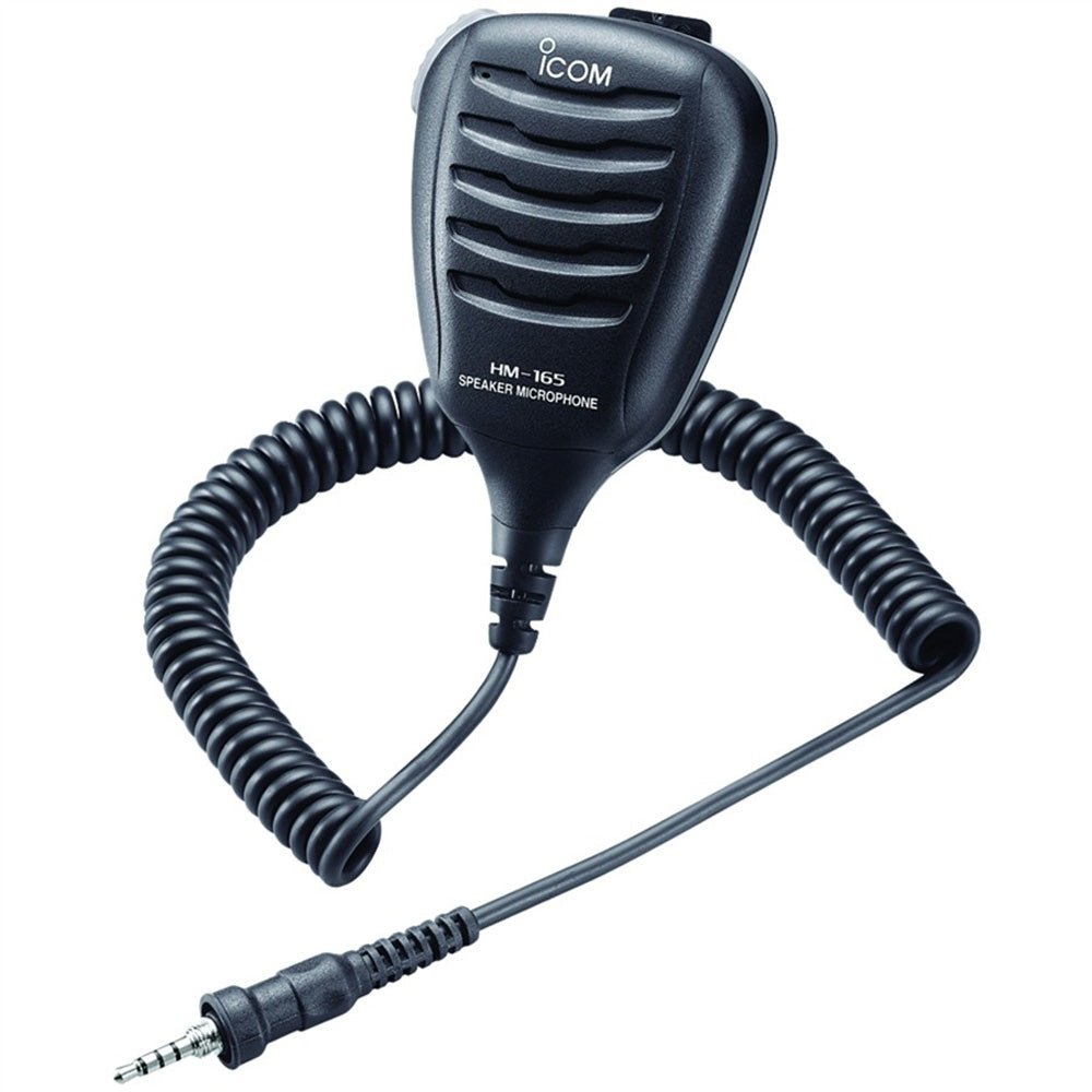 Icom HM - 165 Speaker Mic w/Alligator Clip - Waterproof [HM165]