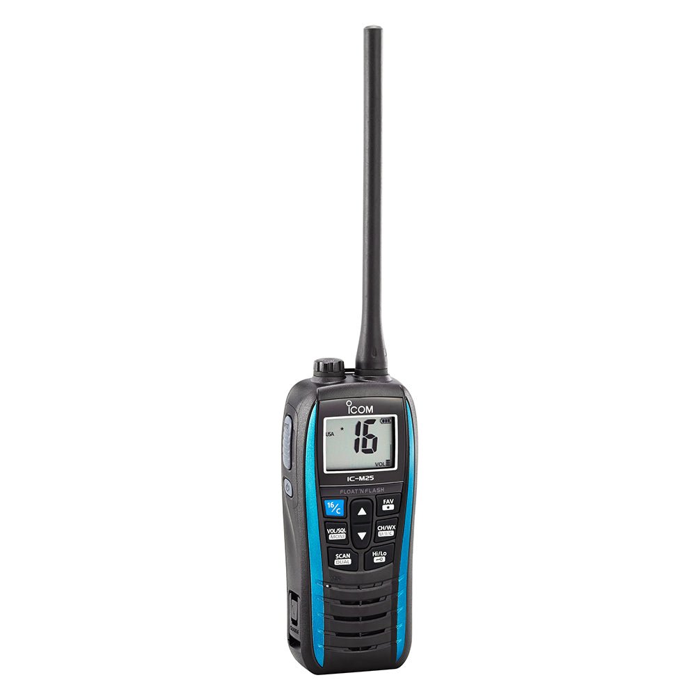 Icom M25 Floating Handheld VHF Marine Radio - 5W - Marine Blue [M25 - 51]