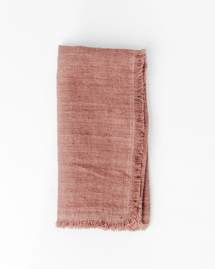 Stone Washed Linen Dinner Napkins