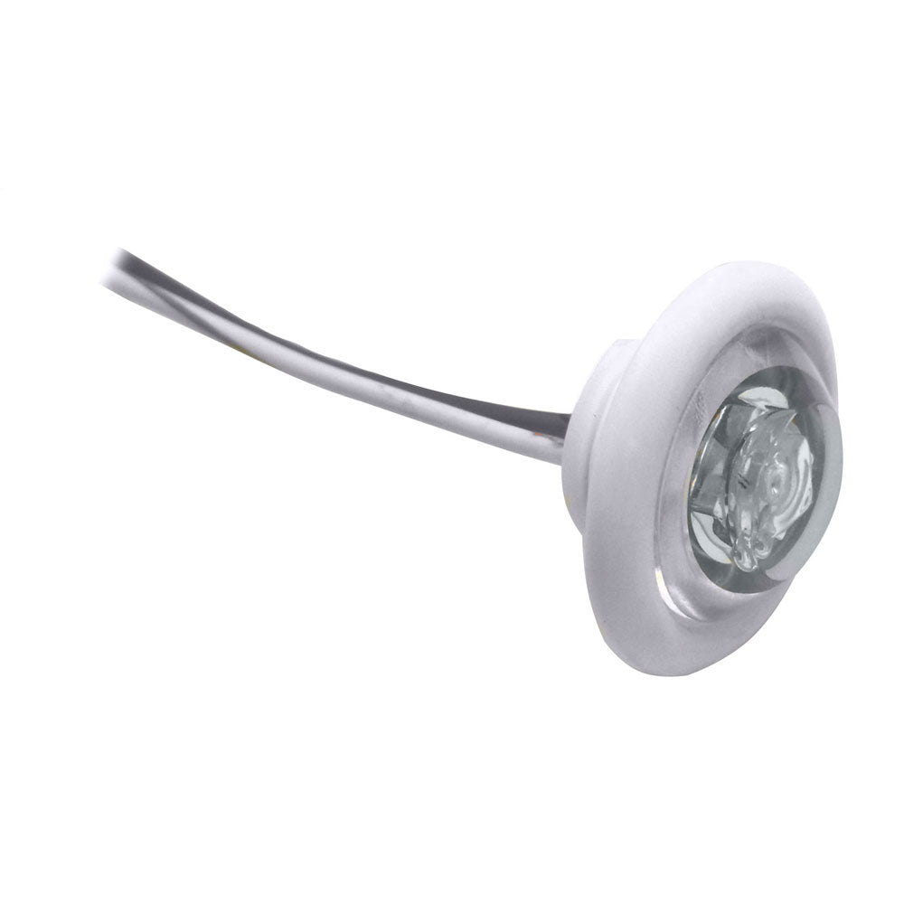 Innovative Lighting LED Bulkhead/Livewell Light &quot;The Shortie&quot; White LED w/ White Grommet [011 - 5540 - 7]