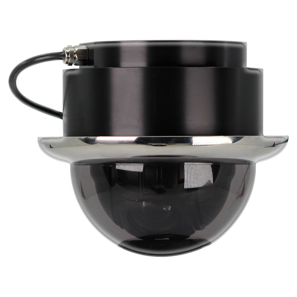 Iris Miniature Marine PTZ Dome Camera - Stainless Bezel - Hi - Def Ethernet IP - 10x Digital Zoom - 4 in 1 Video Format [IRIS4106]