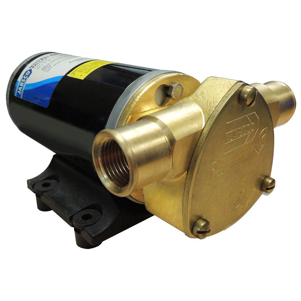 Jabsco Ballast King Bronze DC Pump with Deutsch Connector - No Reversing Switch - 15 GPM [22610 - 9427]