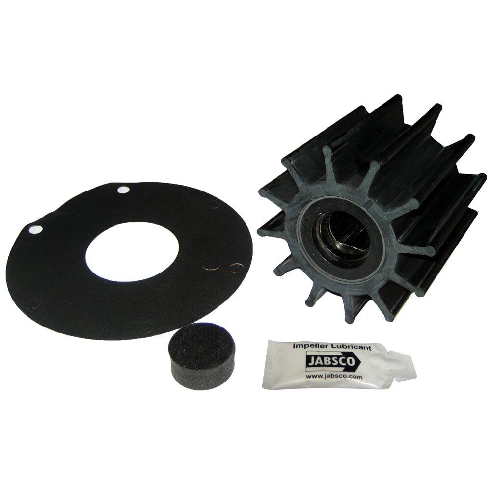 Jabsco Impeller Kit - 12 Blade - Neoprene - 3 - &quot; Diameter - Plastic Insert - Double Flat Drive [17370 - 0001 - P]