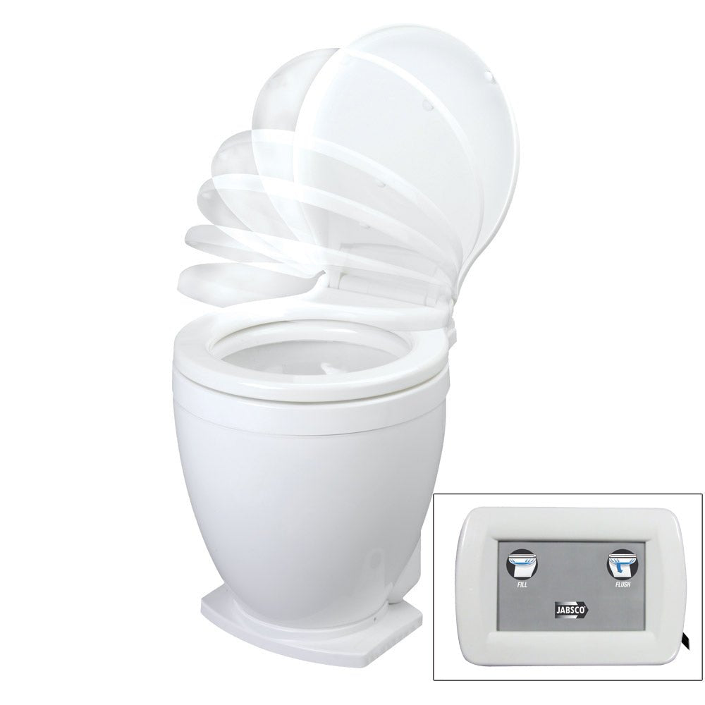 Jabsco Lite Flush Electric 12V Toilet w/Control Panel [58500 - 1012]