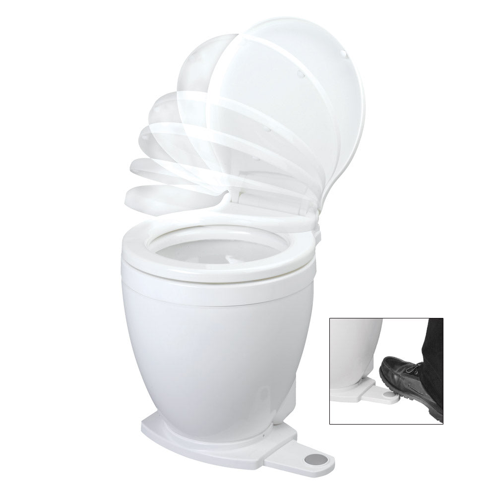 Jabsco Lite Flush Electric 12V Toilet w/Footswitch [58500 - 0012]