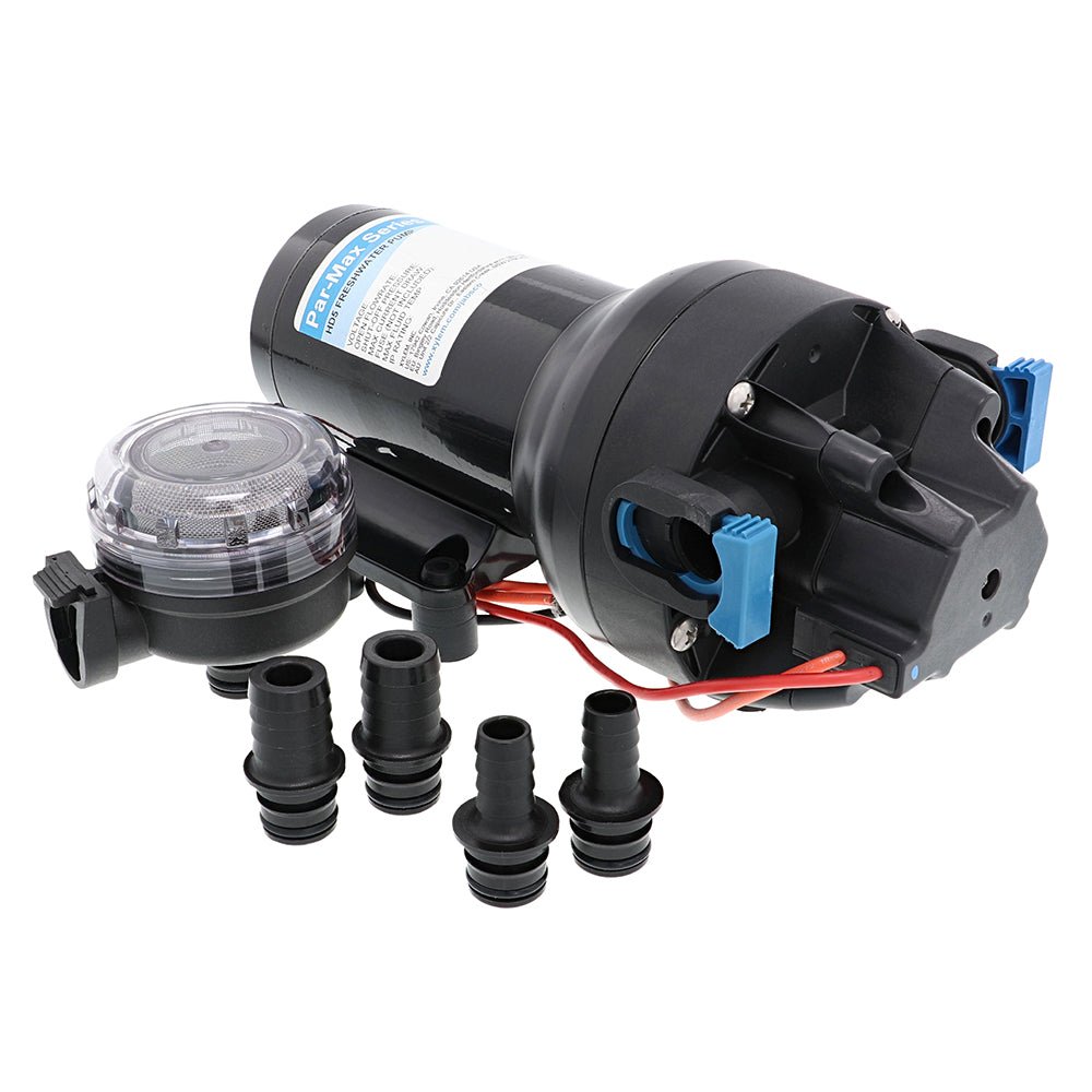 Jabsco Par - Max HD5 Heavy Duty Water Pressure Pump - 12V - 5 GPM - 40 PSI [P501J - 115S - 3A]