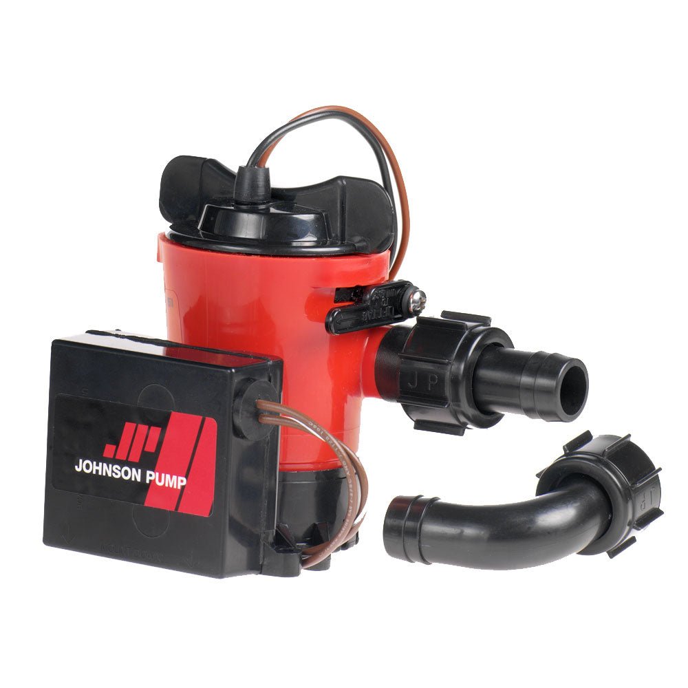 Johnson Pump 500 GPH Auto Bilge Pump 3/4" Hose 12V Dura Port [07503 - 00]