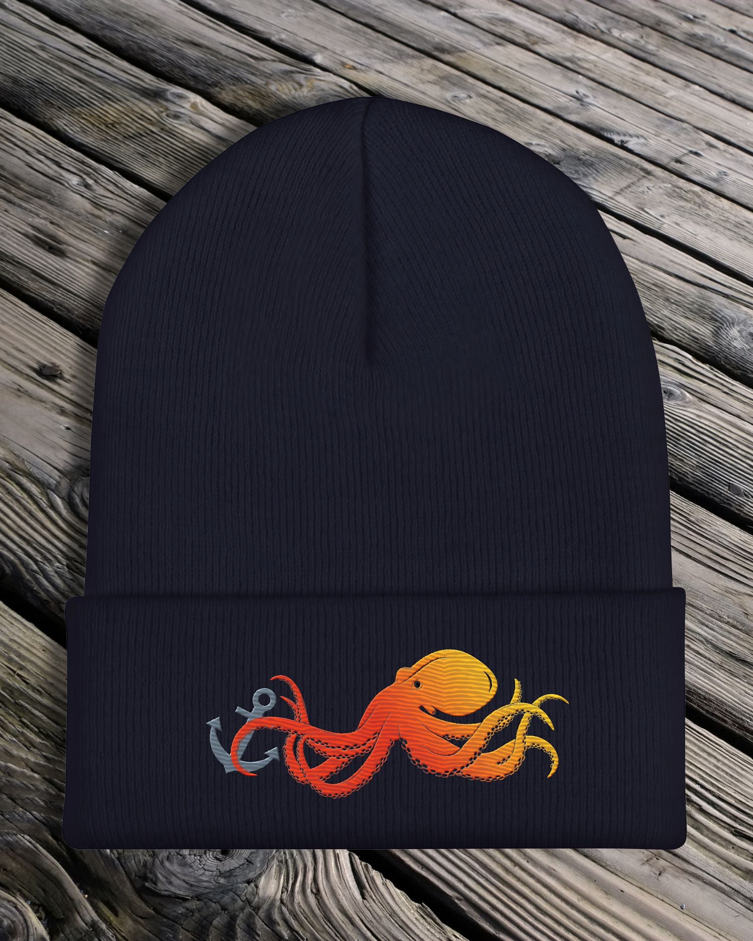 Kraken's Anchor Cuffed Beanie