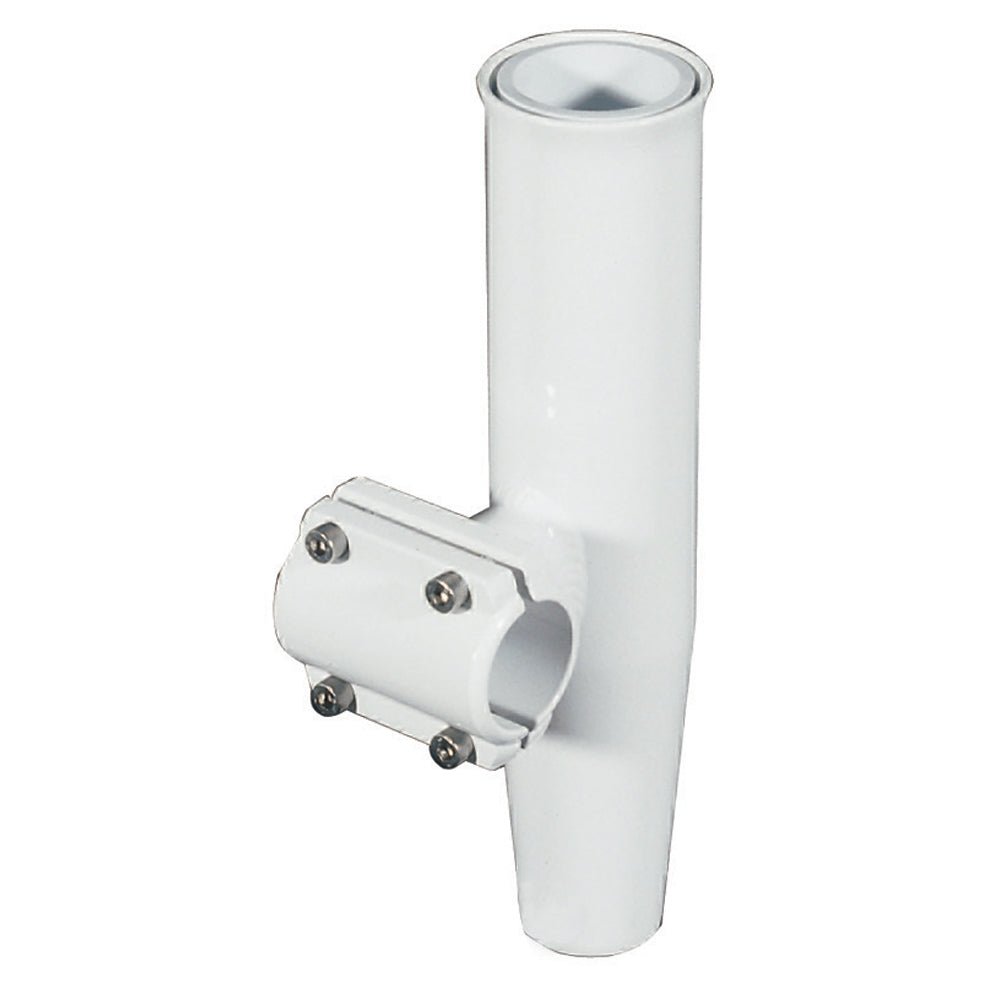 Lee's Clamp - On Rod Holder - White Aluminum - Horizontal Mount - Fits 1.315" O.D. Pipe [RA5202WH]