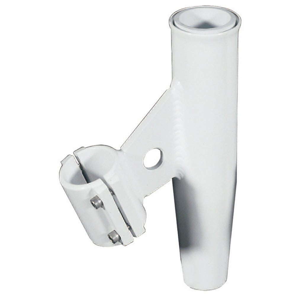 Lee's Clamp - On Rod Holder - White Aluminum - Vertical Mount - Fits 1.660" O.D. Pipe [RA5003WH]